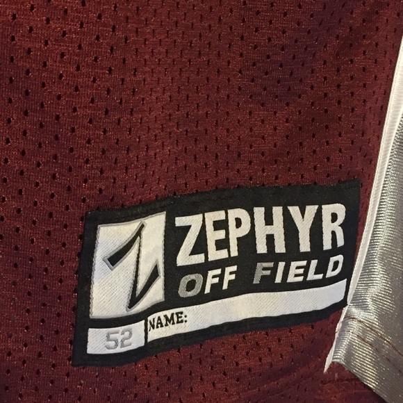 Authentic NCAA Alabama Crimson Tide Bama number 12 Zephyr Apparel size 52 - Picture 2 of 14